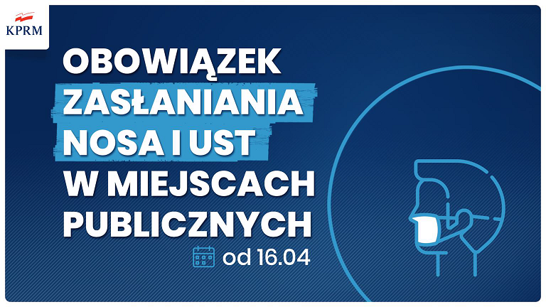 Obowiązek zasłaniania ust w miejscach publicznych